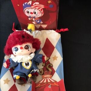 Red and Blue Clown Plush Toy